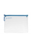 KCK PLAY CLEAR+MESH BAG A5-SOFT BLUE
